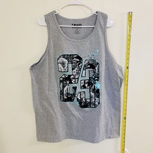 a1199-k5~ Hard Ten Clothing~Size XL Mens Top~Mens~Tank Tops, Shirts~Gray~Used